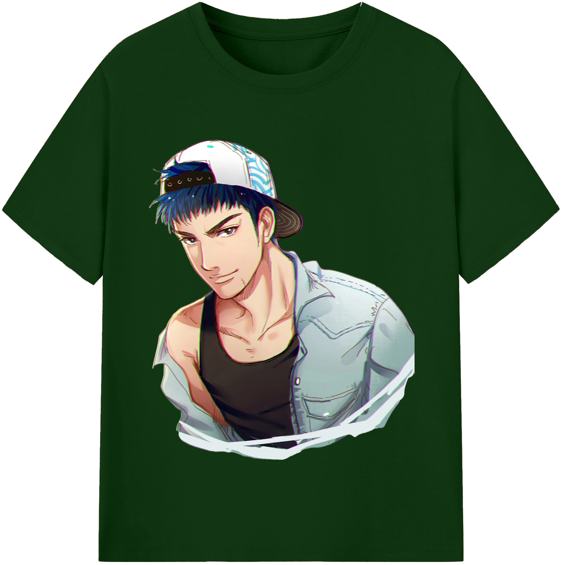 SLAM DUNK／スラムダンク 綿100％半袖Tシャツ（フロントプリント）